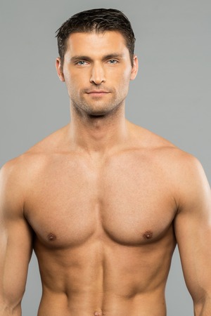 Handsome young man with torso