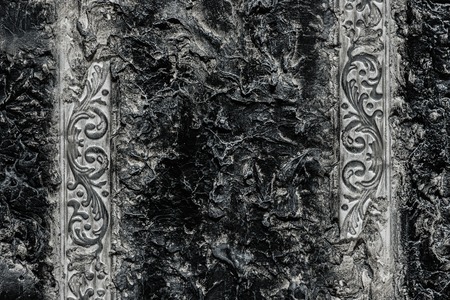 Grunge wall with stucco work 