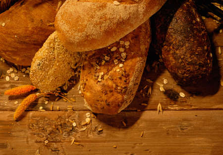 Homemade baked goods on a table
