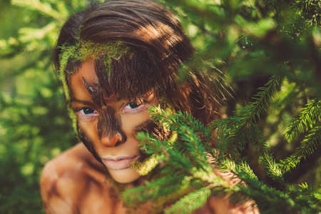 Mother of the forest magic creaturesの写真素材