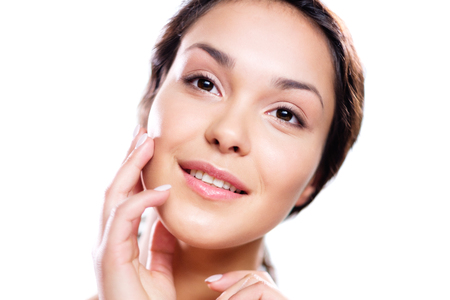 Young woman with smooth skin.の写真素材