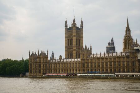 Westminster Abbey view in Londonの写真素材