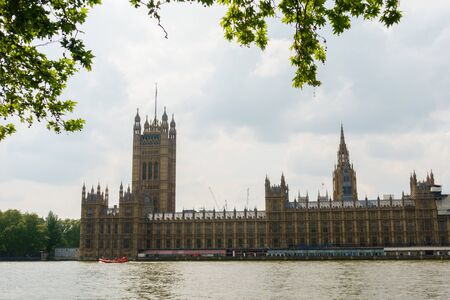 Westminster Abbey view in Londonの写真素材