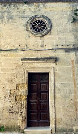 Old door in Bari, Italy.の写真素材
