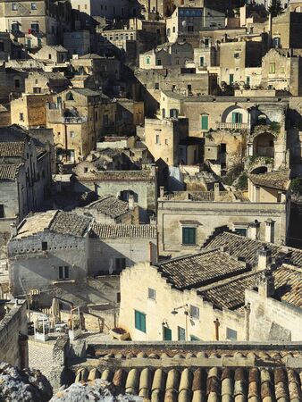 View of a beautiful Matera town, Italy