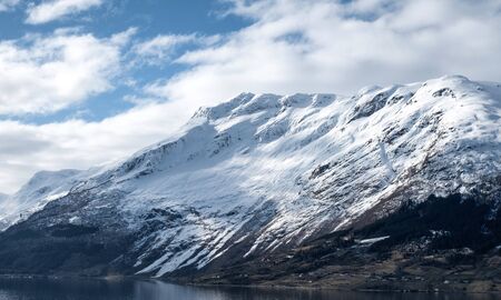 View over Sorfjorden in Norway.の写真素材