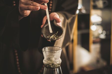 Tea ceremony is performed by tea master