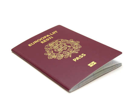 Estonian passport   の写真素材