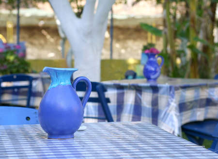 Greek traditional tavernの写真素材