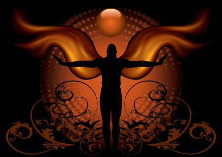 Fiery Angelのイラスト素材