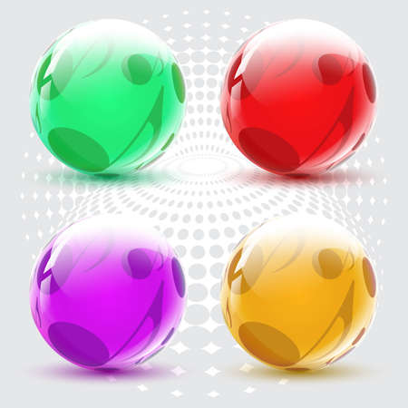 shiny ball on a musical theme featuring musicのイラスト素材