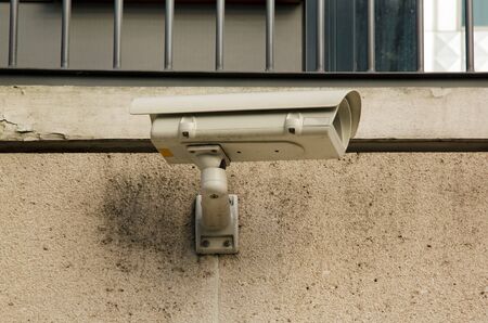 video surveillance camera, outsideの写真素材