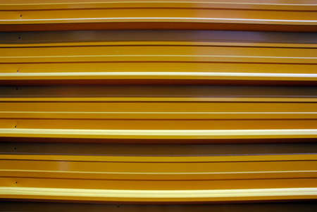 yellow zinc plate, construction siteの写真素材