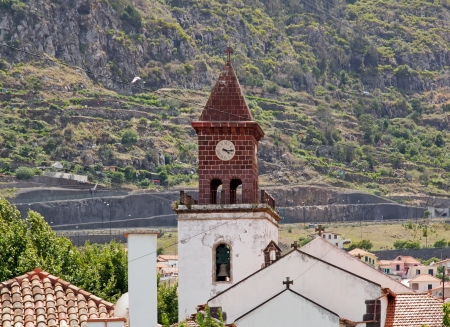 Church of Machico  XV century  Madeiraの写真素材