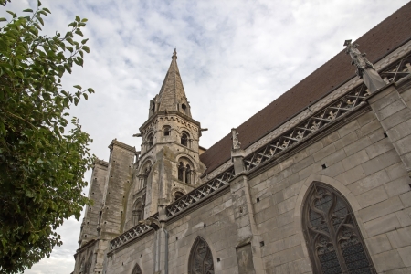 Church Holy Eusèbe,  saint Eusèbe  12, 13 th century  Auxerre Bourgogne France 