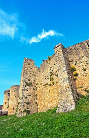 Castle of Madeleine playing with the clouds (Chevreuse Valley, France)のeditorial素材