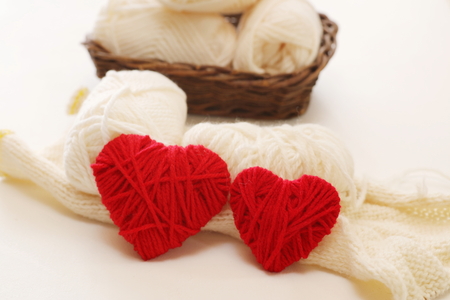 Heart of the yarnsの写真素材