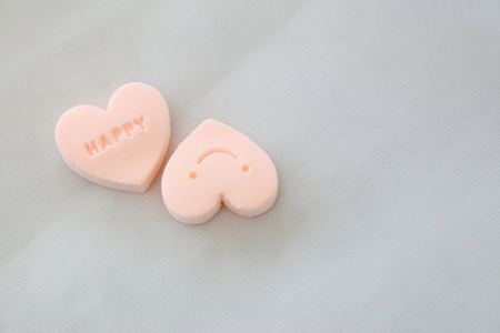 Heart objectsの写真素材