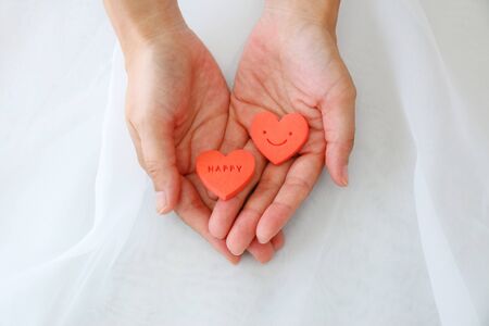 Heart objectsの写真素材