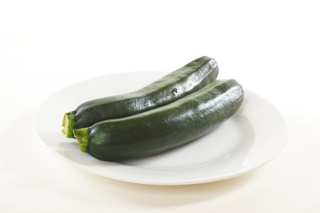 Zucchini or Courgetteの写真素材