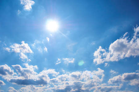 blue sky with clouds 