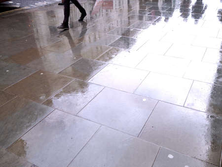 Rainy day in london