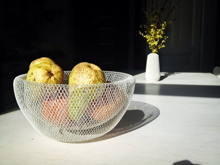 Fruits in a basket  の素材