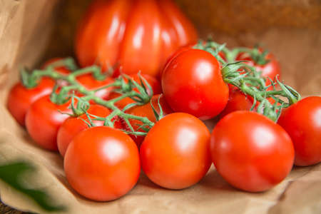 Collection of vegetables. Shallow depth of field.の写真素材