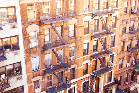 appartments in Manhattan, right next to the google building in new yorkのeditorial素材