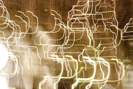 Illuminating christmas decoration abstracted with the help of slow exposure