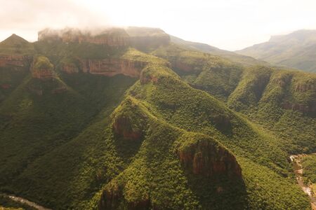 green mountains on a sunny day in iSimangaliso Wetland Park