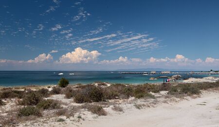 BEACH AND JETTYの写真素材