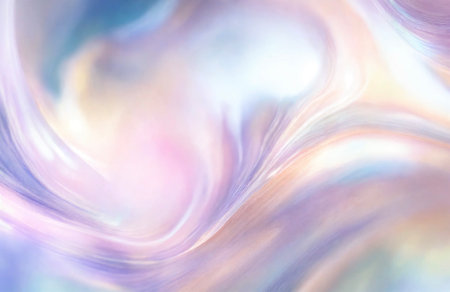 abstract color background with smooth lines and waves in blue and pinkの素材
