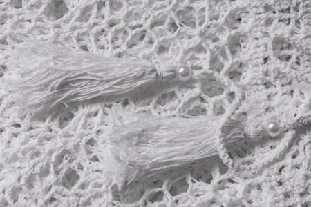 crochet, openwork patterns, textures and backgrounds, hobby. yarn tassels, handmade, decorative...