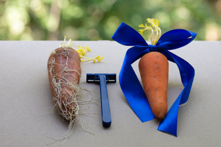 epilation and depilation, for example carrots