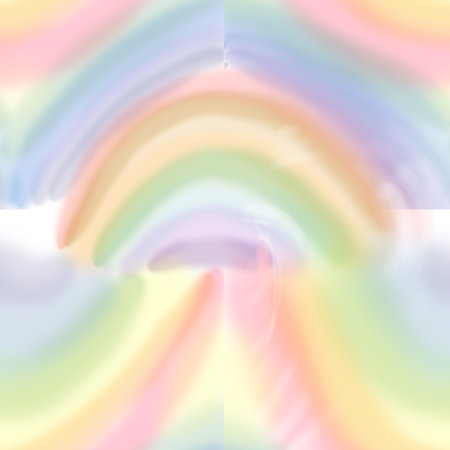 seamless pattern with rainbowの写真素材