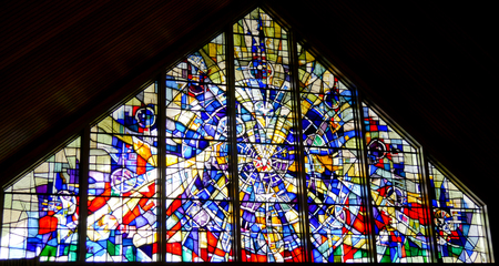 interior shot of a funeral chapelのeditorial素材