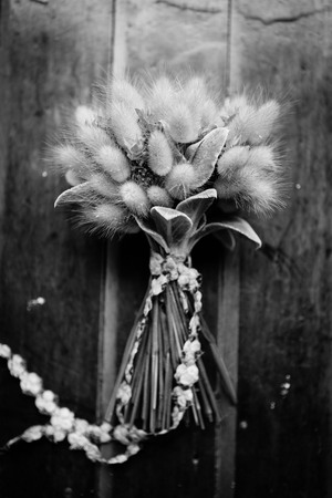 shot of beautiful wedding flower or bouquetの写真素材