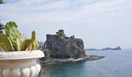 Italy, Catania ancient building and infrastructureの写真素材
