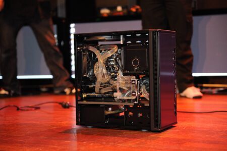 creative design and modding of desk top computersの写真素材