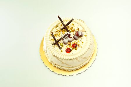 Shot of wedding & birthday cake and decoration