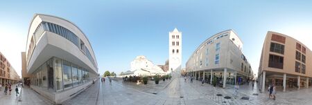 Croatia, Ancient buildings at Zadar old town
