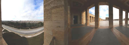 Ankara, Turkey, 2nd of Feb 2020, The Mausoleum of Ataturk & tomb of Turkey greatest leader