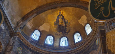 Istanbul, Turkey, 2nd of Feb 2020, St Sofia, a cathedral and a mosque in Turkeyのeditorial素材