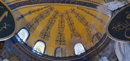 Istanbul, Turkey, 2nd of Feb 2020, St Sofia, a cathedral and a mosque in Turkeyのeditorial素材