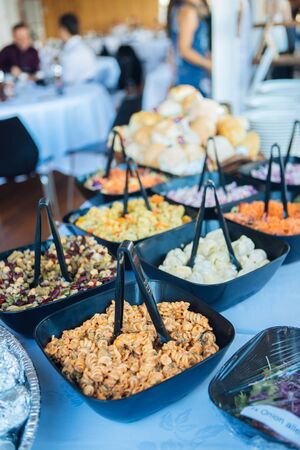 delicious buffet in restaurants and hotelsの写真素材
