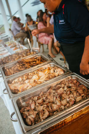 delicious buffet in restaurants and hotelsのeditorial素材