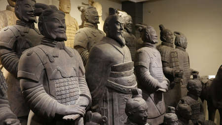 XiAn, China, 1st of Jan 2020, China Emperor Qin museum site with terracotta armyのeditorial素材