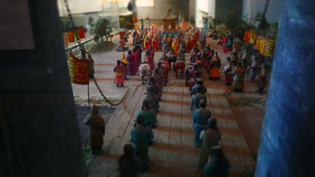 XiAn, China, 1st of Jan 2020, inside the Daming Palace national heritage park which is based on Tang dynasty palace ruinsのeditorial素材