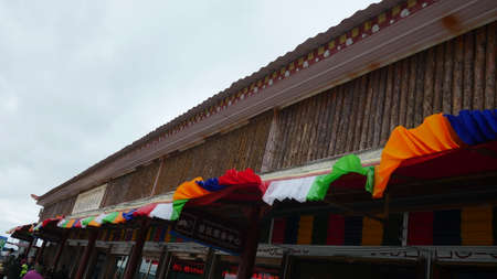 LanZhou, China, 1st of Jan 2020, artifacts and stone sculptures found in found in the China Tibetan Kumbum Monasteryのeditorial素材